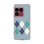 スリムプロテクションケース［ Nordic Argyle - Blue ］