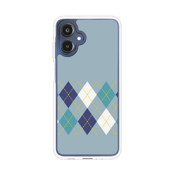 スリムプロテクションケース［ Nordic Argyle - Blue ］