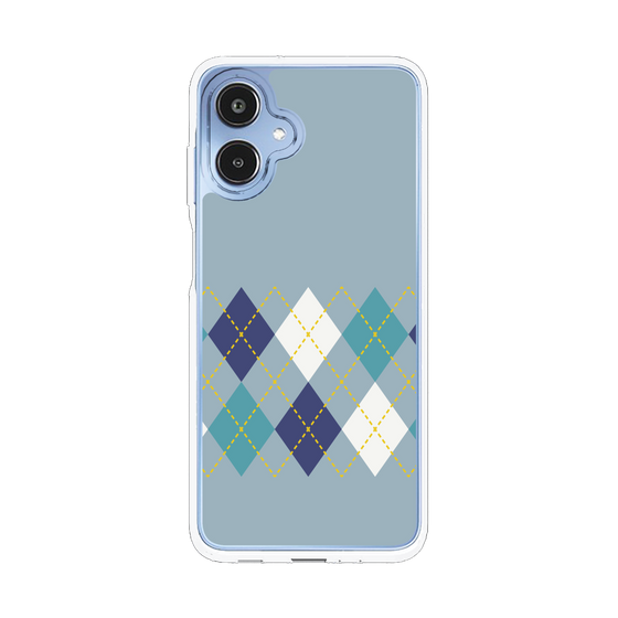 スリムプロテクションケース［ Nordic Argyle - Blue ］