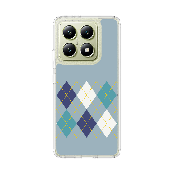 スリムプロテクションケース［ Nordic Argyle - Blue ］