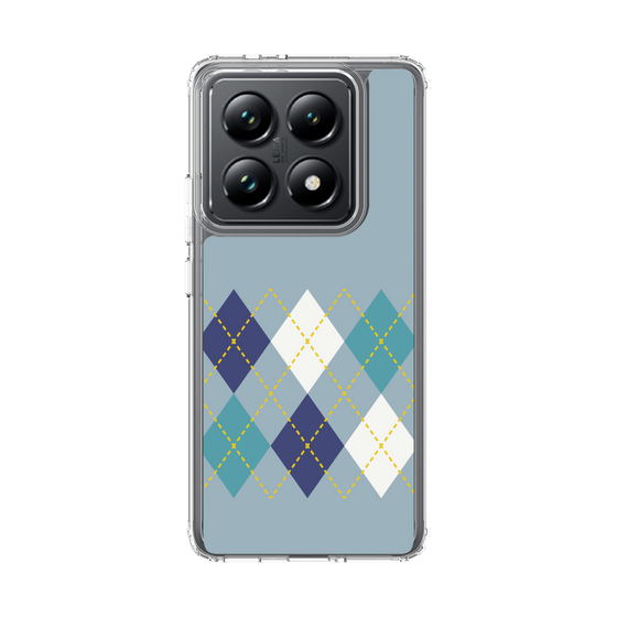 スリムプロテクションケース［ Nordic Argyle - Blue ］