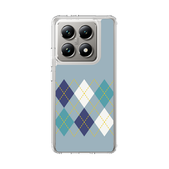 スリムプロテクションケース［ Nordic Argyle - Blue ］