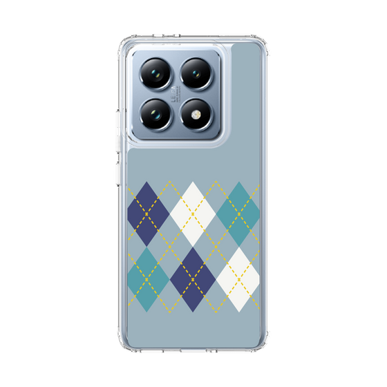 スリムプロテクションケース［ Nordic Argyle - Blue ］