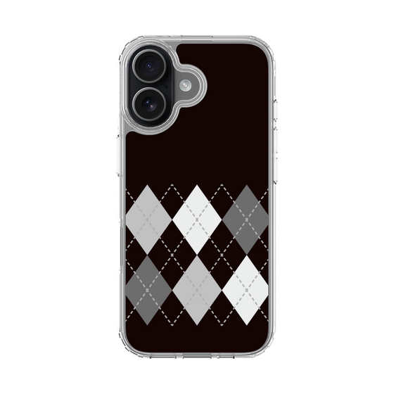 スリムプロテクションケース［ Nordic Argyle - Black ］