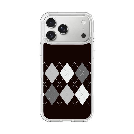スリムプロテクションケース［ Nordic Argyle - Black ］