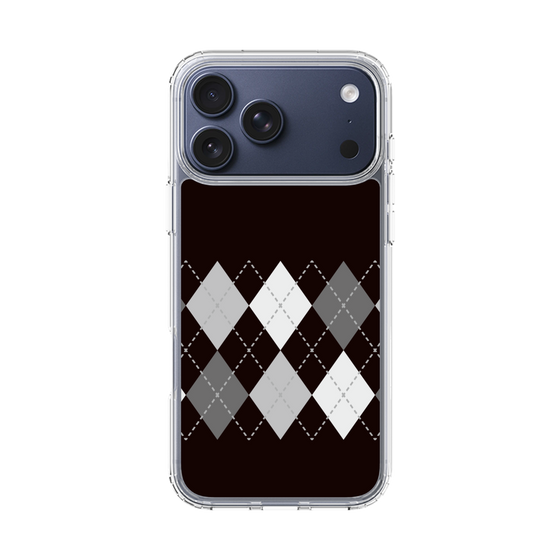 スリムプロテクションケース［ Nordic Argyle - Black ］