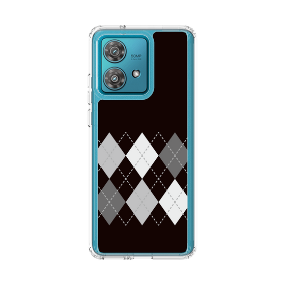 スリムプロテクションケース［ Nordic Argyle - Black ］