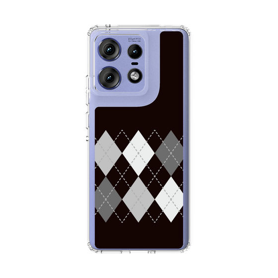 スリムプロテクションケース［ Nordic Argyle - Black ］
