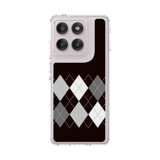 スリムプロテクションケース［ Nordic Argyle - Black ］