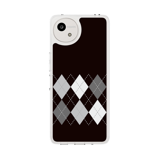 スリムプロテクションケース［ Nordic Argyle - Black ］