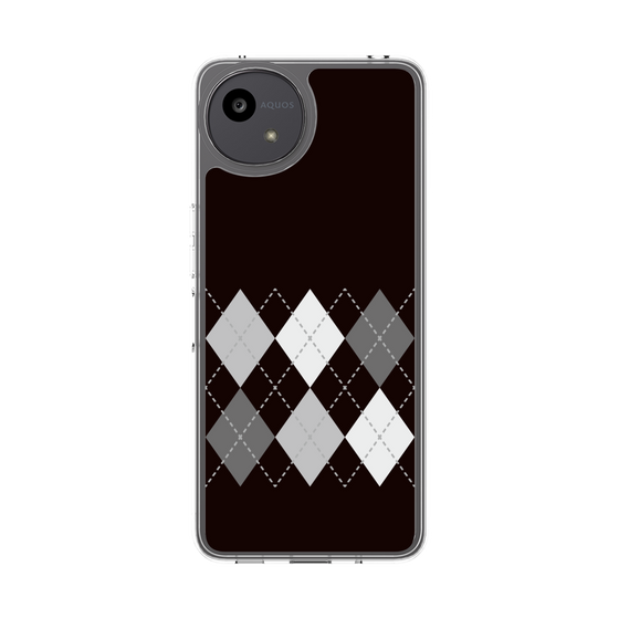 スリムプロテクションケース［ Nordic Argyle - Black ］