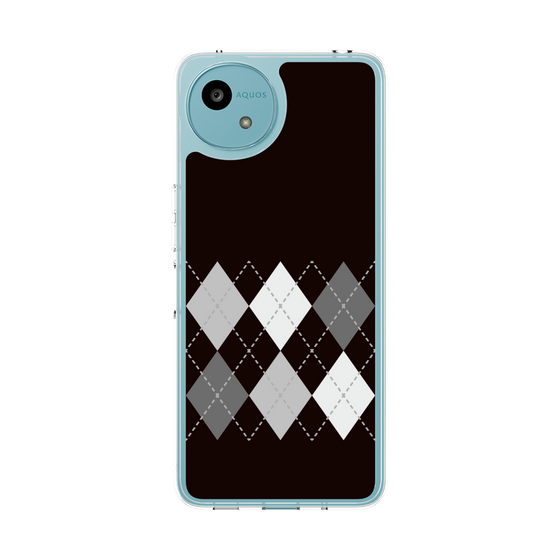 スリムプロテクションケース［ Nordic Argyle - Black ］