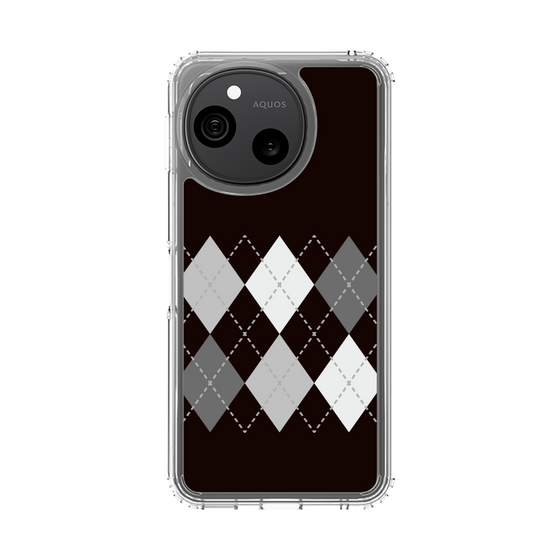 スリムプロテクションケース［ Nordic Argyle - Black ］