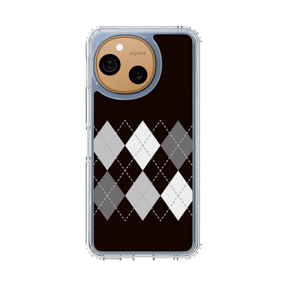 スリムプロテクションケース［ Nordic Argyle - Black ］