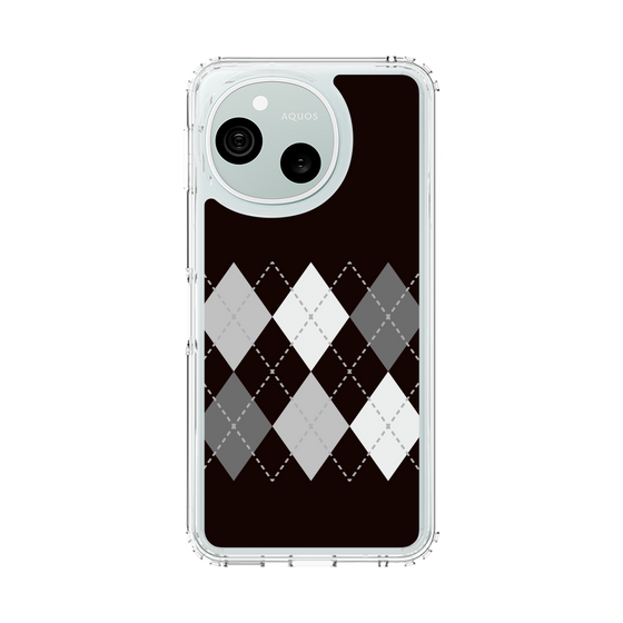 スリムプロテクションケース［ Nordic Argyle - Black ］