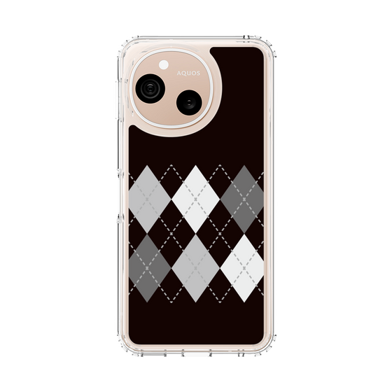 スリムプロテクションケース［ Nordic Argyle - Black ］