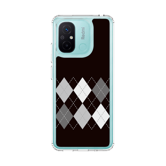 スリムプロテクションケース［ Nordic Argyle - Black ］