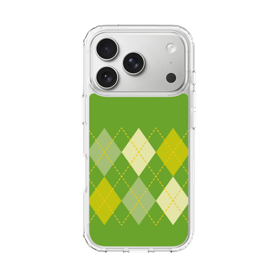 スリムプロテクションケース［ Nordic Argyle - Green ］