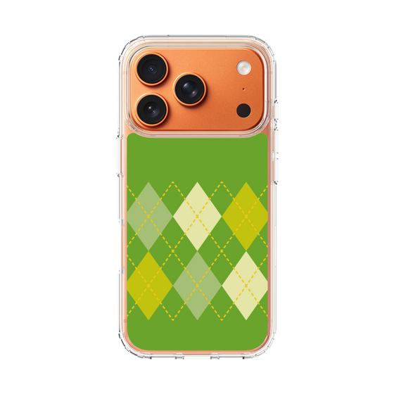 スリムプロテクションケース［ Nordic Argyle - Green ］
