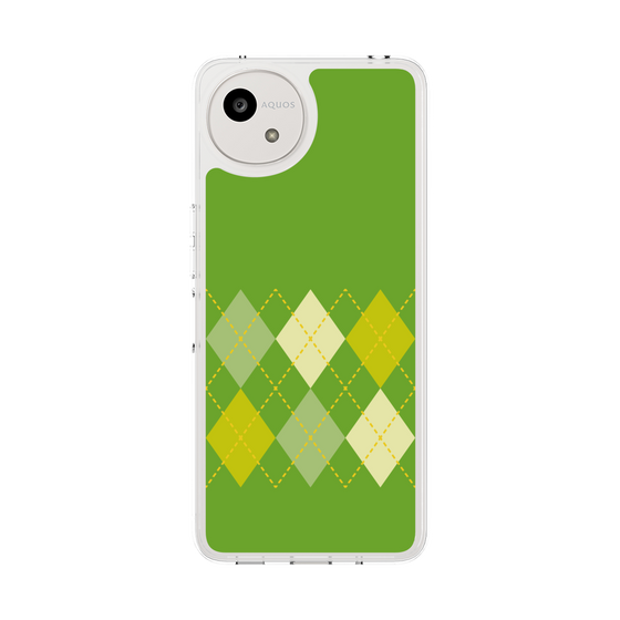 スリムプロテクションケース［ Nordic Argyle - Green ］