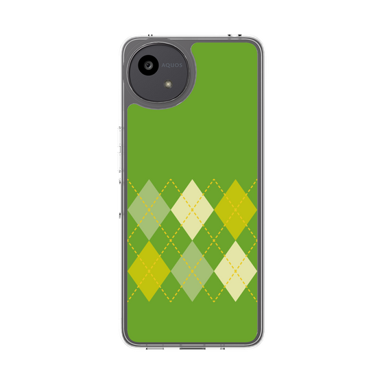 スリムプロテクションケース［ Nordic Argyle - Green ］