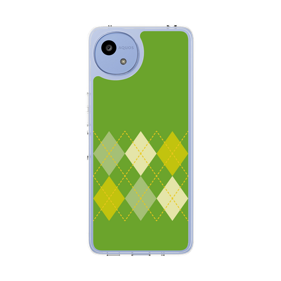 スリムプロテクションケース［ Nordic Argyle - Green ］