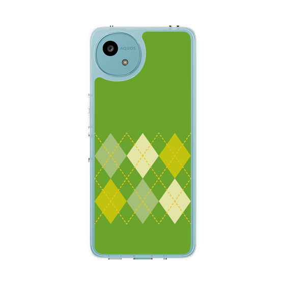 スリムプロテクションケース［ Nordic Argyle - Green ］