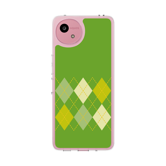 スリムプロテクションケース［ Nordic Argyle - Green ］