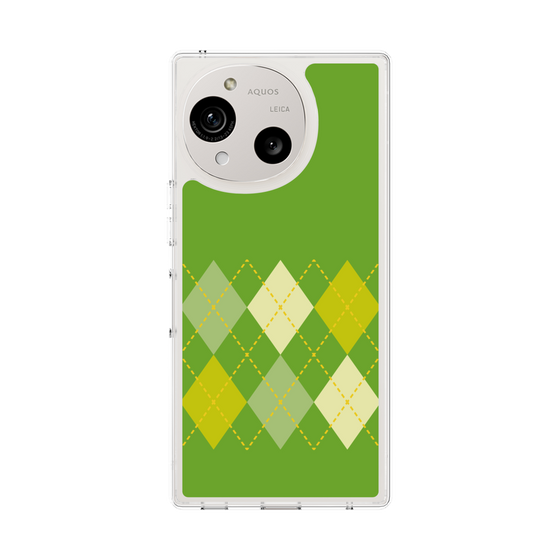 スリムプロテクションケース［ Nordic Argyle - Green ］