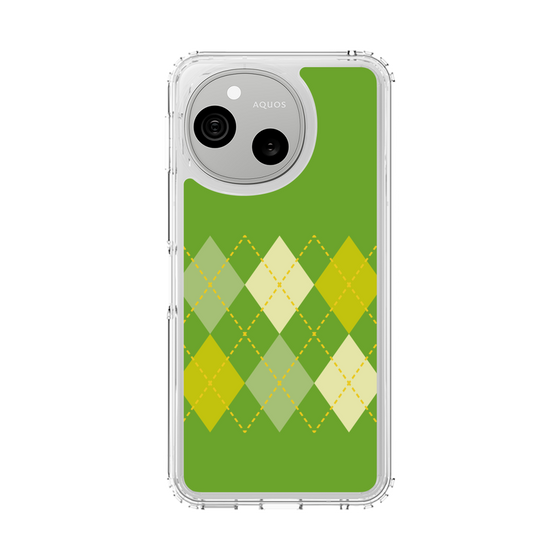 スリムプロテクションケース［ Nordic Argyle - Green ］