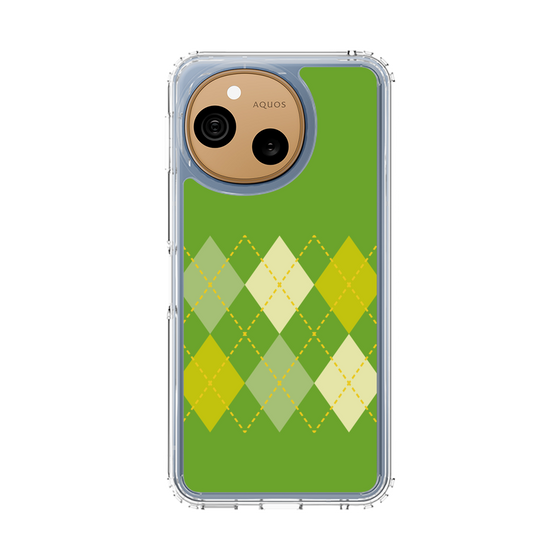 スリムプロテクションケース［ Nordic Argyle - Green ］