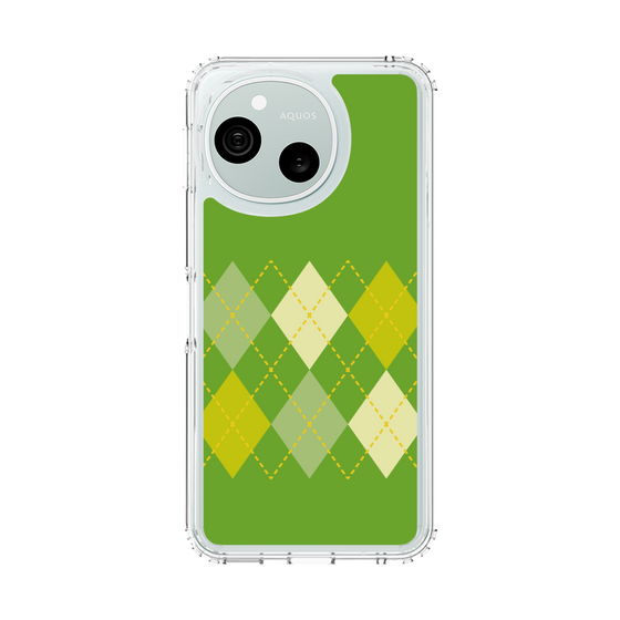 スリムプロテクションケース［ Nordic Argyle - Green ］
