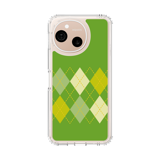 スリムプロテクションケース［ Nordic Argyle - Green ］