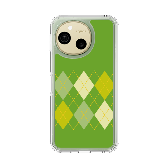 スリムプロテクションケース［ Nordic Argyle - Green ］