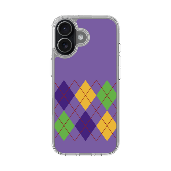 スリムプロテクションケース［ Nordic Argyle - Purple ］