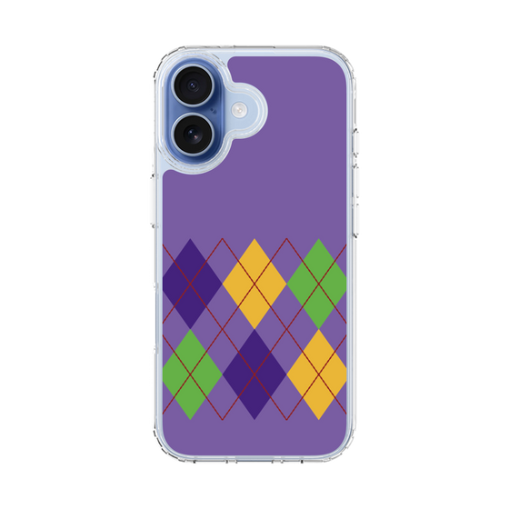 スリムプロテクションケース［ Nordic Argyle - Purple ］