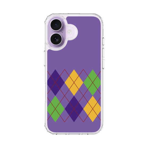 スリムプロテクションケース［ Nordic Argyle - Purple ］
