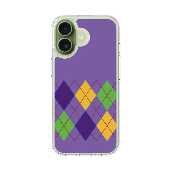 スリムプロテクションケース［ Nordic Argyle - Purple ］