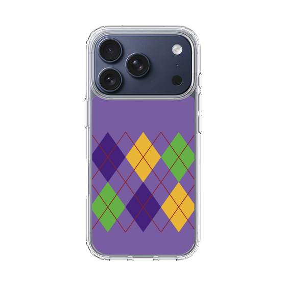 スリムプロテクションケース［ Nordic Argyle - Purple ］