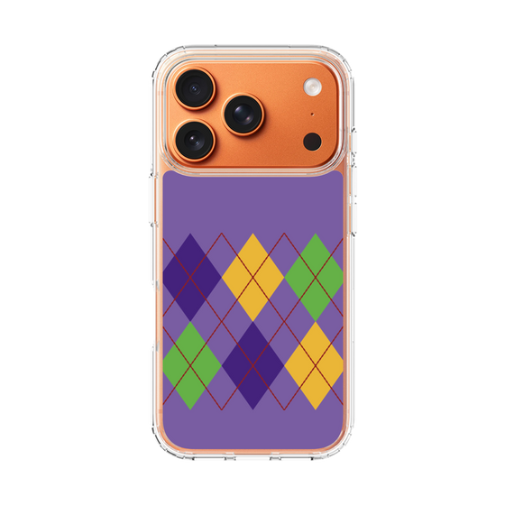 スリムプロテクションケース［ Nordic Argyle - Purple ］