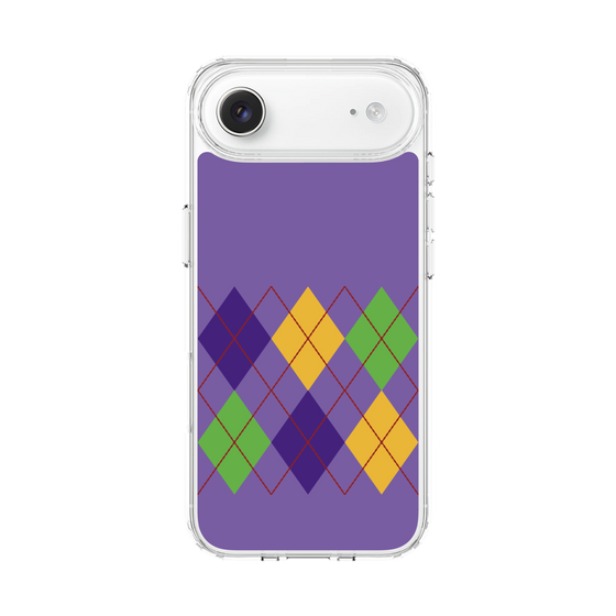 スリムプロテクションケース［ Nordic Argyle - Purple ］