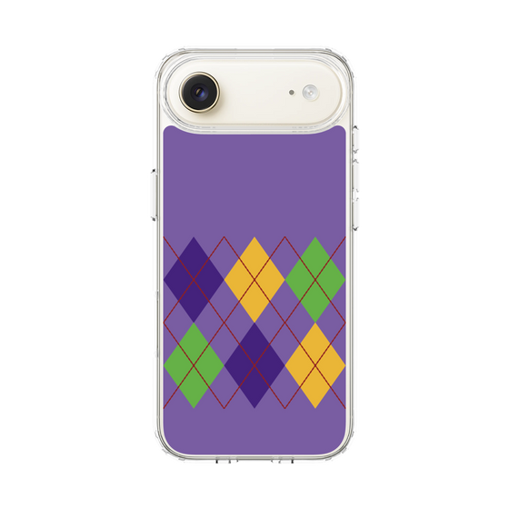 スリムプロテクションケース［ Nordic Argyle - Purple ］