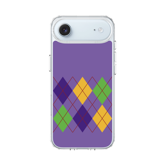 スリムプロテクションケース［ Nordic Argyle - Purple ］