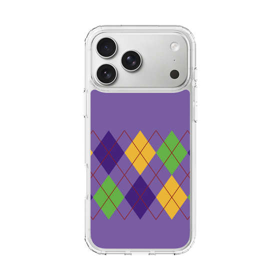 スリムプロテクションケース［ Nordic Argyle - Purple ］