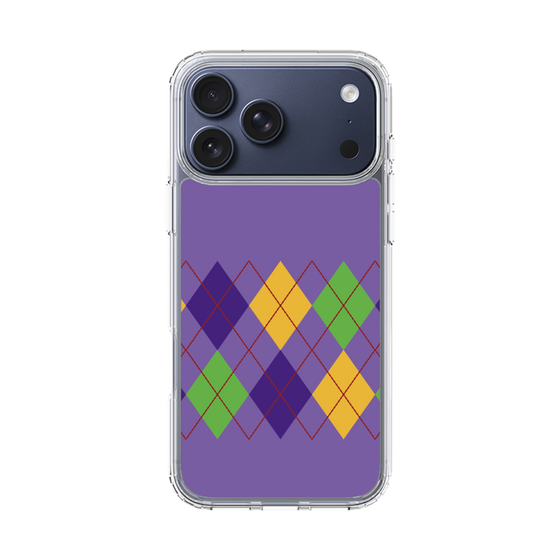 スリムプロテクションケース［ Nordic Argyle - Purple ］