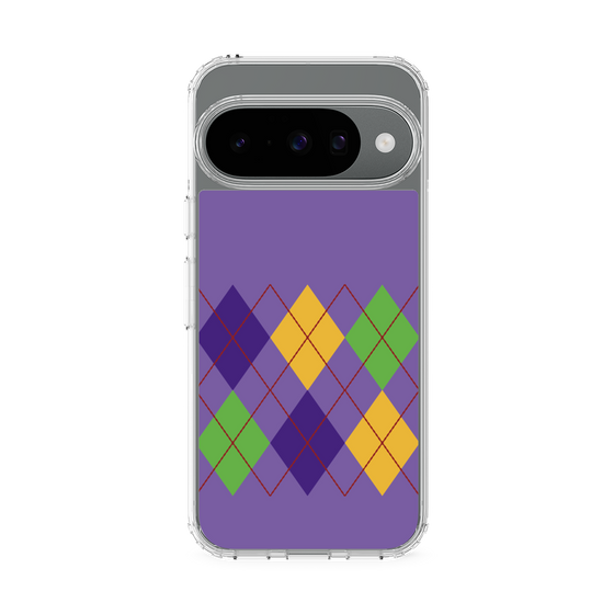 スリムプロテクションケース［ Nordic Argyle - Purple ］