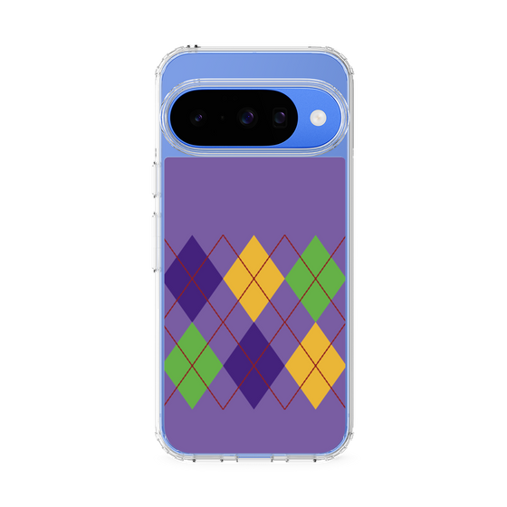 スリムプロテクションケース［ Nordic Argyle - Purple ］