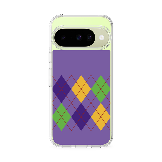 スリムプロテクションケース［ Nordic Argyle - Purple ］