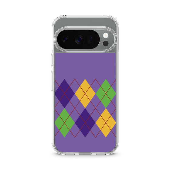 スリムプロテクションケース［ Nordic Argyle - Purple ］