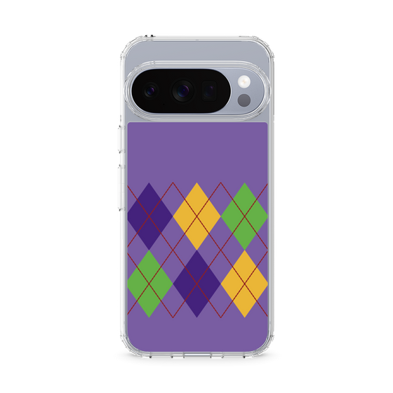 スリムプロテクションケース［ Nordic Argyle - Purple ］